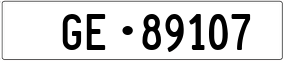 Truck License Plate